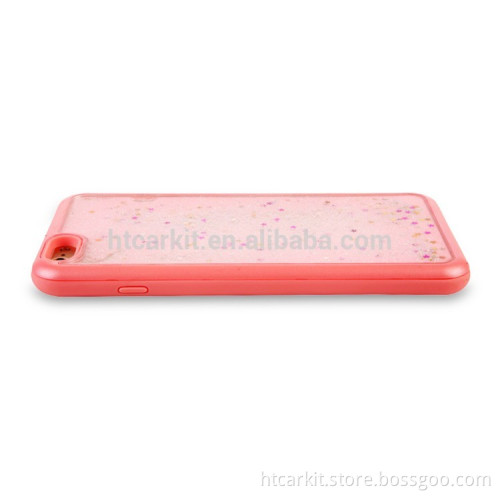 2016 New product moving glitter case for iphone 6,liquid cellphone case,glitter case for iphone 6